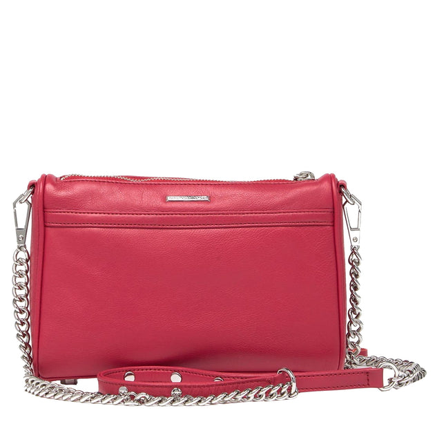 Rebecca Minkoff Mini M.A.C. Leather Crossbody Bag in Scarlet CH19EFCX0