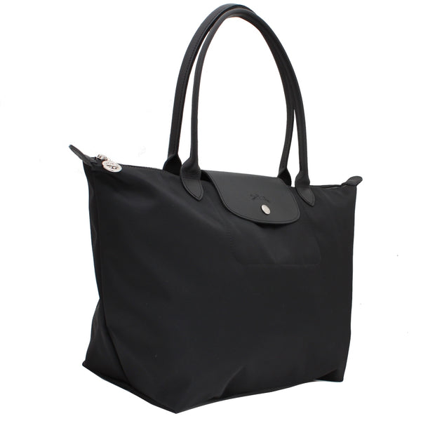 Longchamp Le Pliage Neo Large Nylon Shoulder Tote Bag, Black