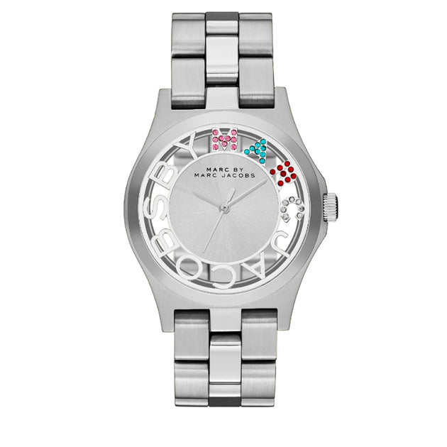 Marc By Marc Jacobs Silver Watch with Crystal Bezel Marc By Marc Jacobs Women main image 4