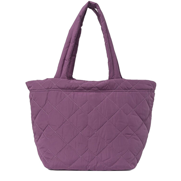 Marc Jacobs Quilted Nylon Medium Tote Bag in Purple Gumdrop M0016680