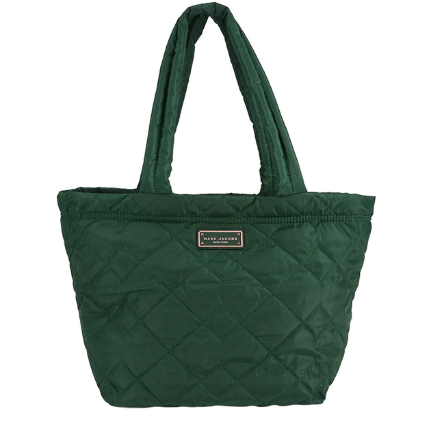 Marc Jacobs Quilted Nylon Medium Tote Bag in Kombu Green M0016680