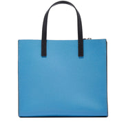 Buy Marc Jacobs Mini Grind Colorblock Leather Tote Bag in Blue Heaven Multi M0016132 Online in Singapore | PinkOrchard.com