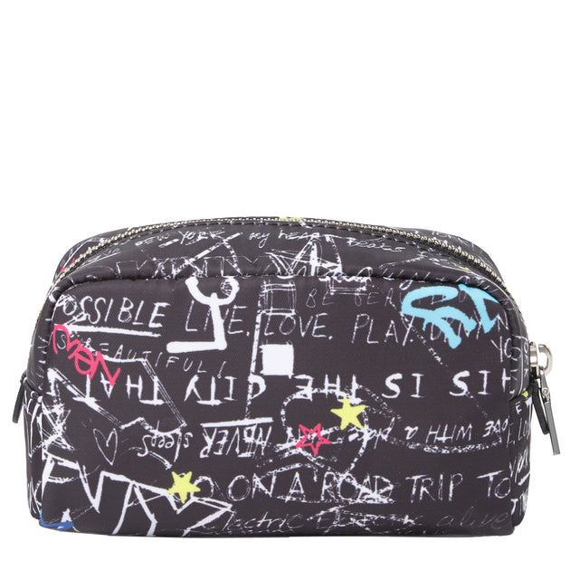 DKNY Carry Small Cosmetic Pouch in Black Multi R01RFH147