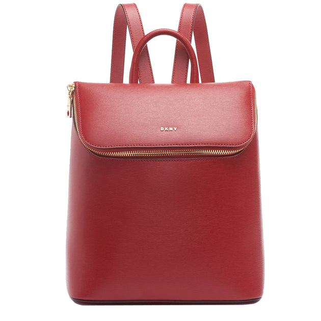 DKNY Bryant Top Zip Backpack Bag in Bright Red R12KLC36 –