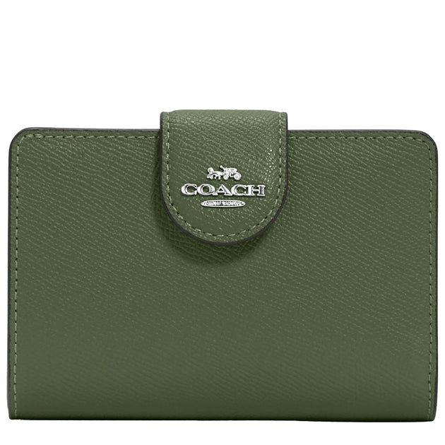 ココ Coach-Medium-Corner-Zip-Wallet