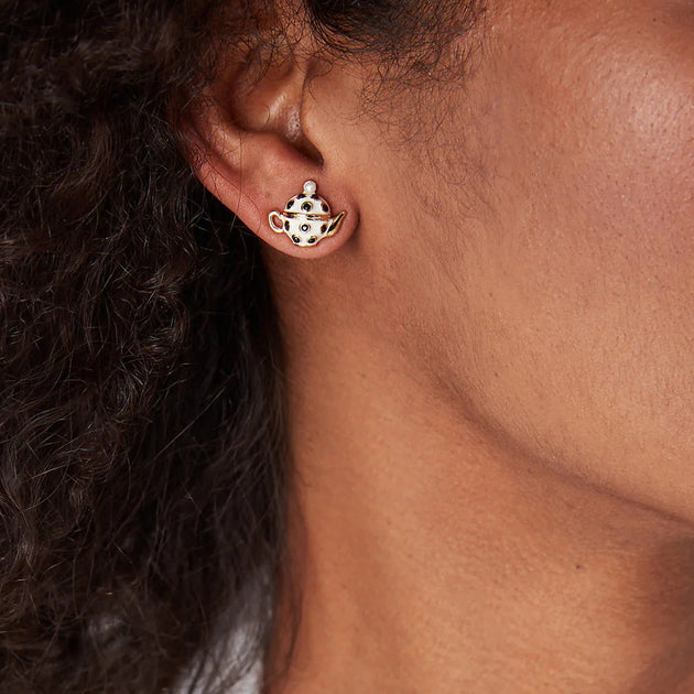 Kate Spade Teacup Stud Earrings in Neutral Multi o0R00283