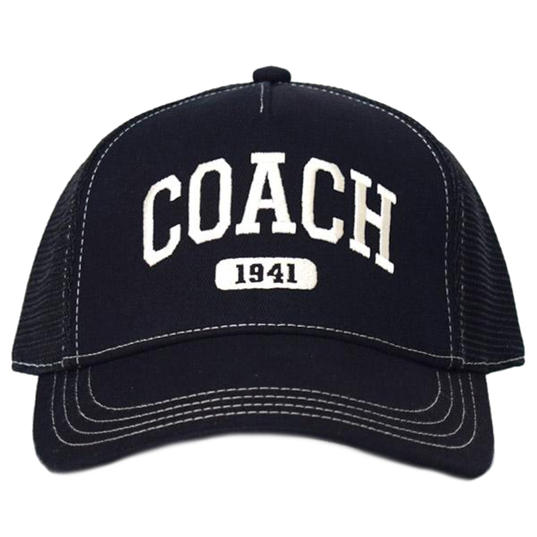 Shop Coach 1941 Embroidered Trucker Hat Black CAA61