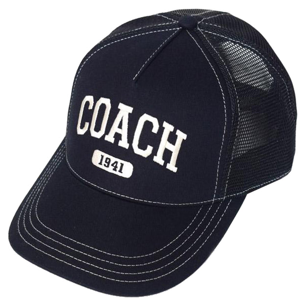 Buy Coach 1941 Embroidered Trucker Hat In Black CQ728 Online in Singapore | PinkOrchard.com