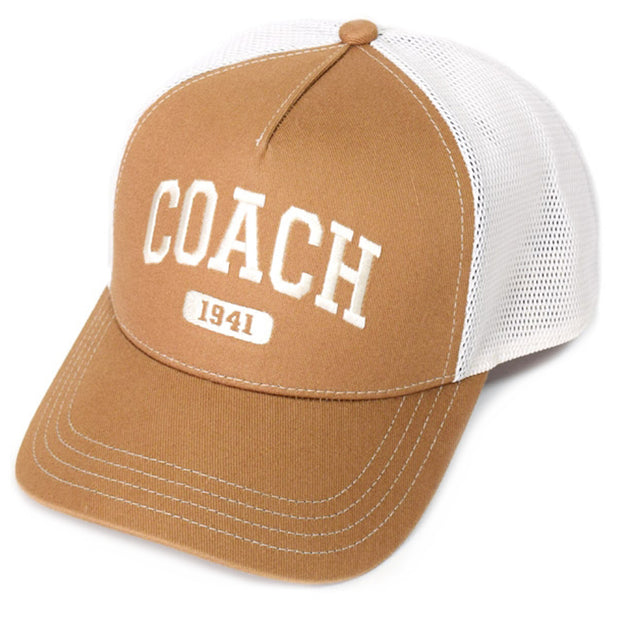 Buy Coach 1941 Embroidered Trucker Hat In Light Saddle CQ728 Online in Singapore | PinkOrchard.com