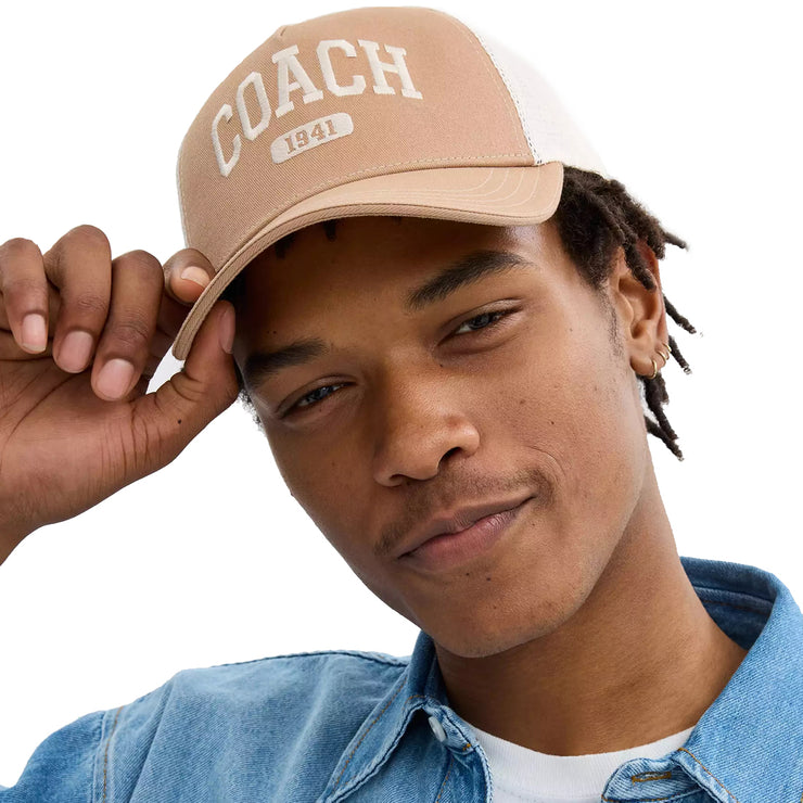 Buy Coach 1941 Embroidered Trucker Hat in Light Saddle CAA61 Online in Singapore | PinkOrchard.com