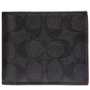 Buy Coach 3 In 1 Wallet In Signature Canvas in Black/Black/Oxblood CR905 Online in Singapore | PinkOrchard.com