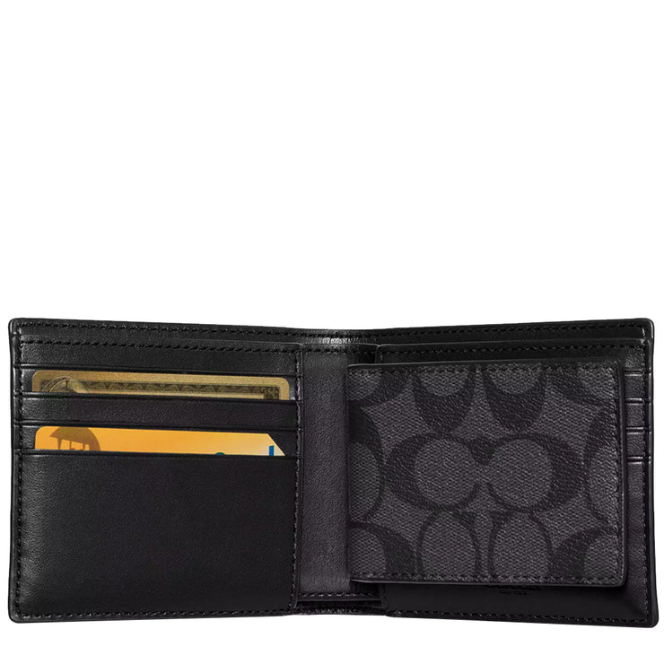 Buy Coach 3 In 1 Wallet In Signature Canvas in Charcoal/Black CR905 Online in Singapore | PinkOrchard.com