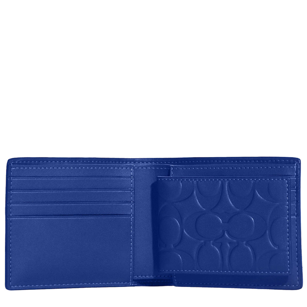 Buy Coach 3 In 1 Wallet In Signature Leather In Sport Blue C9990