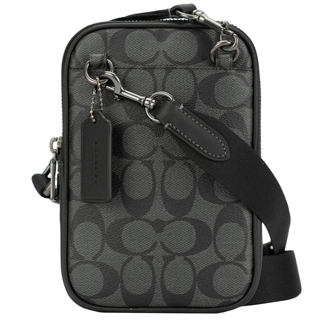 バッグ COACH Y2K all black signature canvas bag Buy Coach Mens Sullivan Flap Crossbody Bag In Signature Canvas