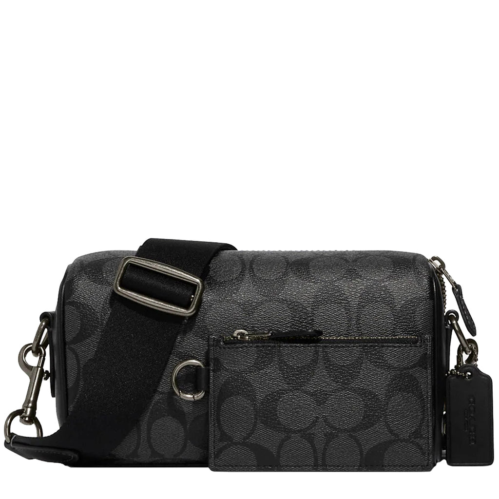 Buy Coach Axel Crossbody Bag In Signature Canvas in Charcoal CJ674