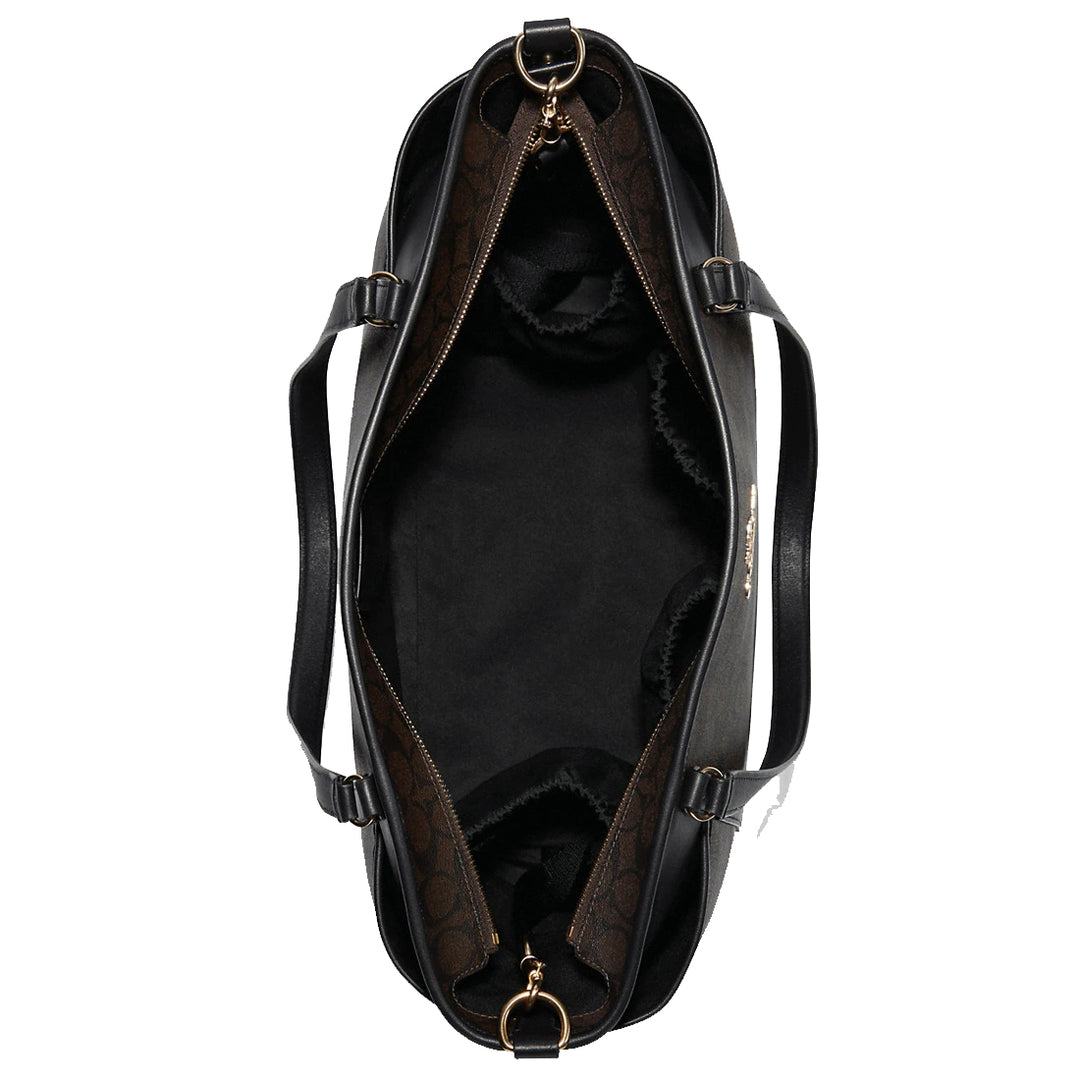 Coach Baby Bag In Signature Canvas in Brown/ Black c4071 – PinkOrchard.com Coach Baby Bag In Signature Canvas in Brown/ Black c4071 – PinkOrchard.com