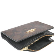 Buy Coach Bifold Wallet In Signature Canvas in Brown Black CM852 Online in Singapore | PinkOrchard.com