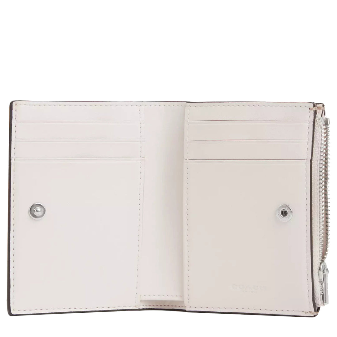 Buy Coach Bifold Wallet In Signature Canvas in Light Khaki/ Chalk