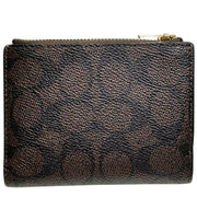 Buy Coach Bifold Wallet In Signature Canvas in Walnut/ Black CW803 Online in Singapore | PinkOrchard.com