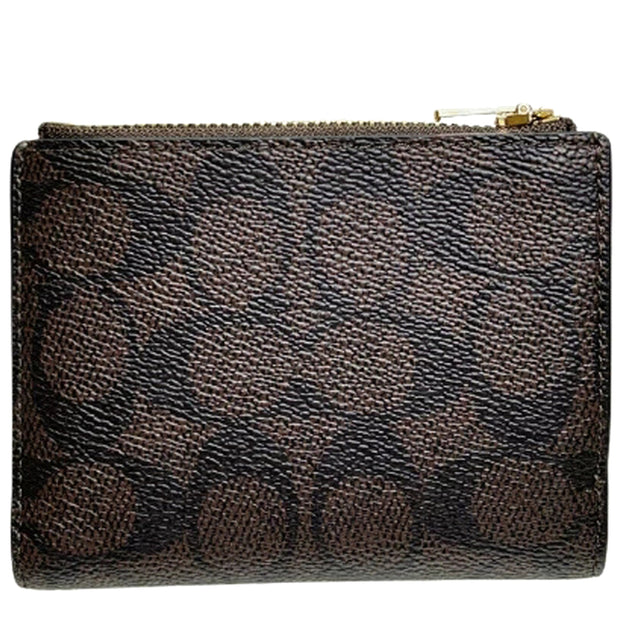 Buy Coach Bifold Wallet In Signature Canvas in Walnut/ Black CW803 Online in Singapore | PinkOrchard.com