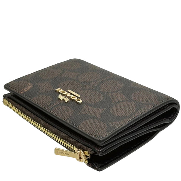 Buy Coach Bifold Wallet In Signature Canvas in Walnut/ Black CW803 Online in Singapore | PinkOrchard.com