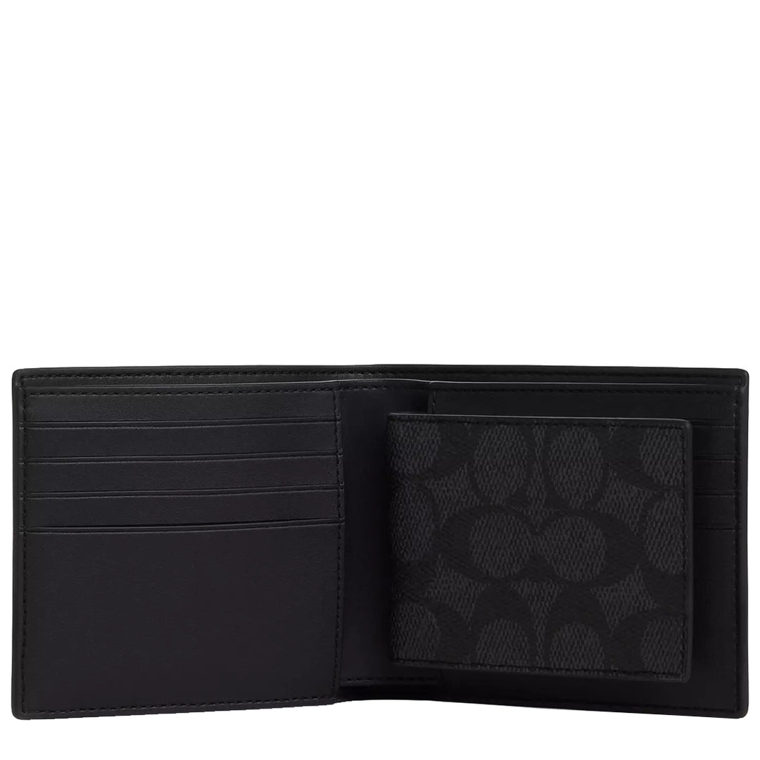 Buy Coach Boxed 3 In 1 Wallet Gift Set In Signature Canvas in
