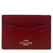 Buy Coach Boxed Anna Foldover Clutch Crossbody Bag And Card Case Set In Signature Leather in Electric Red CH359 Online in Singapore | PinkOrchard.com