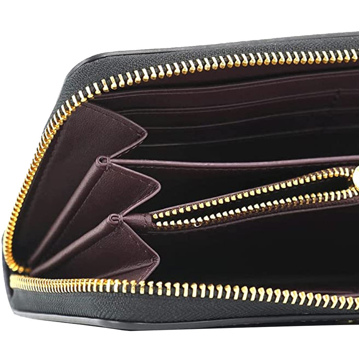 Buy Coach Boxed Long Zip Around Wallet In Signature Leather in Black cf464 Online in Singapore | PinkOrchard.com