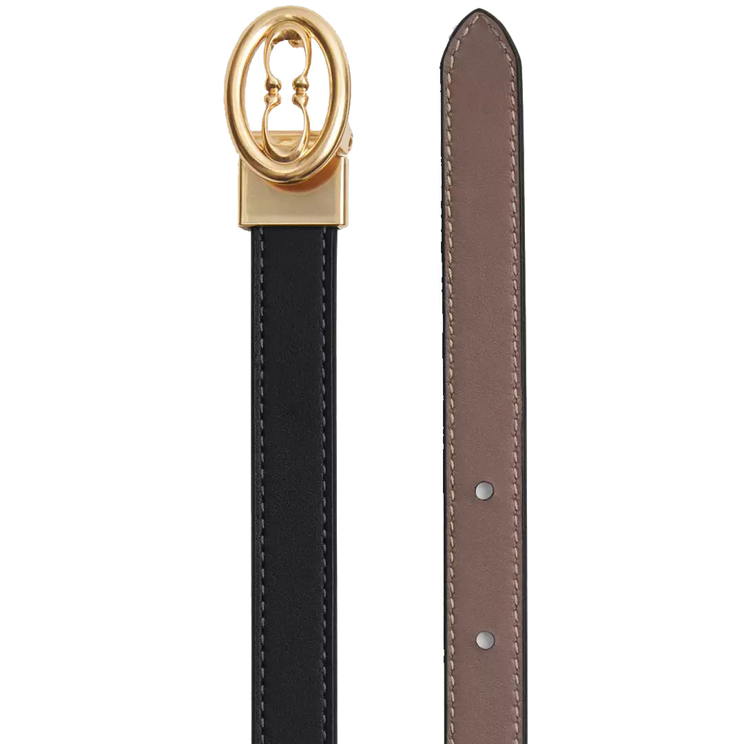 Coach chocolate brown 18mm leather belt Coach Buckle Cut To Size Belt, 18 Mm - CAY73 | Designer  main image 3