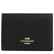 Buy Coach Card Holder Wallet In Signature Canvas in Walnut/ Black CZ034 Online in Singapore | PinkOrchard.com