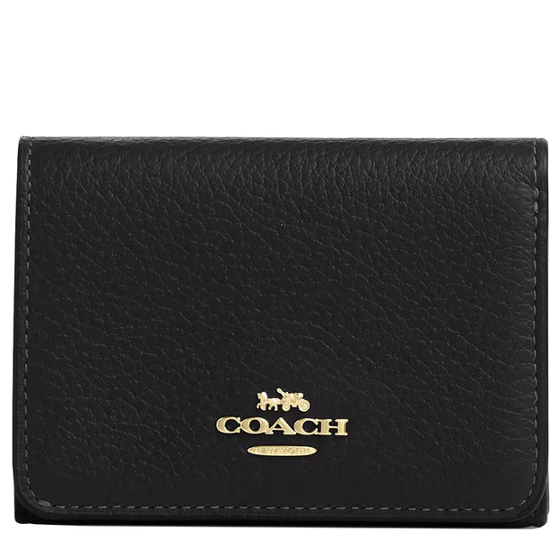 Buy Coach Card Holder Wallet In Signature Canvas in Walnut/ Black CZ034 Online in Singapore | PinkOrchard.com