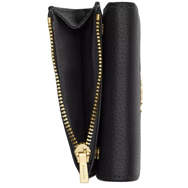 Buy Coach Card Holder Wallet In Signature Canvas in Walnut/ Black CZ034 Online in Singapore | PinkOrchard.com