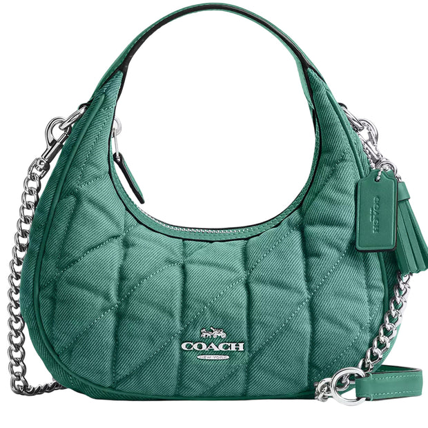 Front View of Coach Carmen Mini Crossbody Bag - Ivy/ Green CBR11