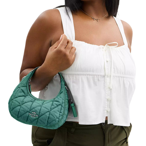 Model Carrying Coach Carmen Mini Crossbody Bag - Ivy/ Green CBR11