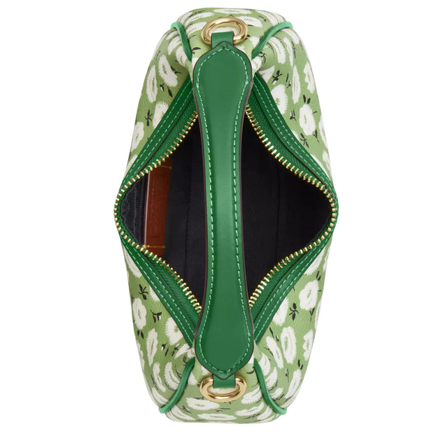 Interior View of Coach Carmen Mini Crossbody Bag With Floral Print - Kelly Multi CBI58