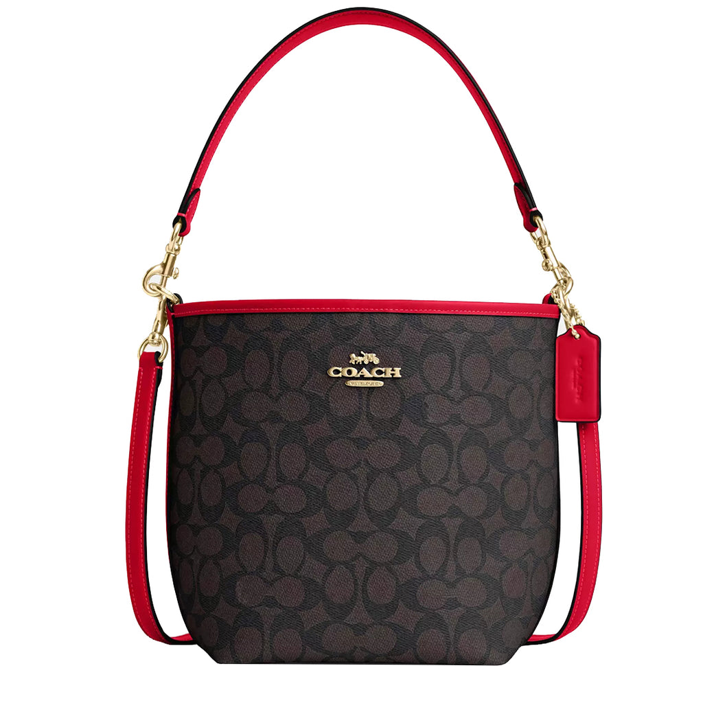 バッグ 1917 Coach Accessory Porch Signature Red 💌SOLD💌 vintage