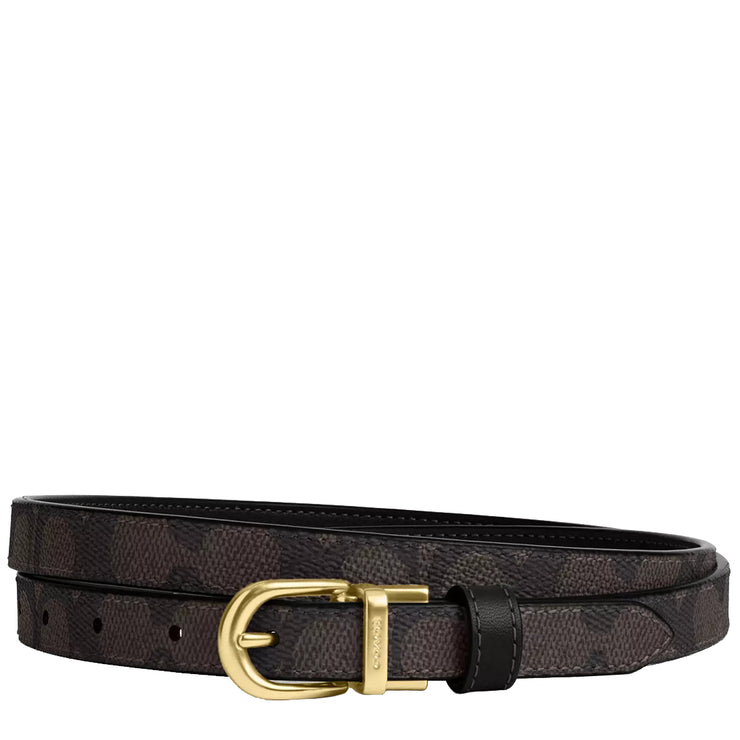 Buy Coach Classic Buckle Cut To Size Reversible Belt, 18 Mm in Walnut/ Black CX058 Online in Singapore | PinkOrchard.com