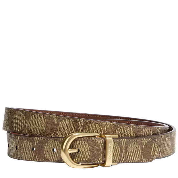 Buy Coach Classic Buckle Cut To Size Reversible Belt 25Mm in Khaki/ Saddle CF270 Online in Singapore | PinkOrchard.com