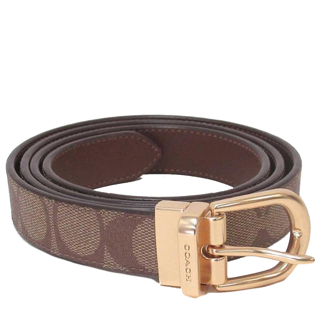 leather coach belt