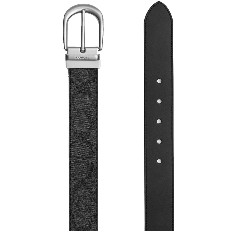 Buy Coach Classic Buckle Cut To Size Reversible Belt 38Mm in Graphite CF276 Online in Singapore | PinkOrchard.com