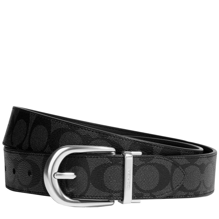 Buy Coach Classic Buckle Cut To Size Reversible Belt 38Mm in Graphite CF276 Online in Singapore | PinkOrchard.com