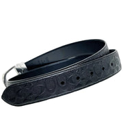 Back View of Coach Classic Buckle Cut To Size Reversible Belt 38 Mm in Black CF271
