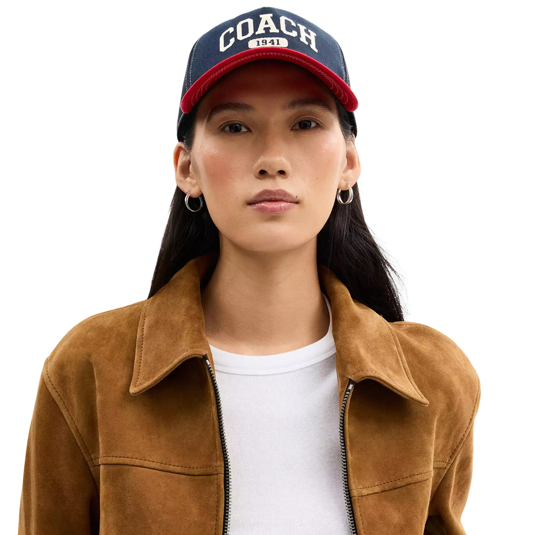 Coach 1941 Varsity Trucker Hat CCN87 | Designer Accessories Sale