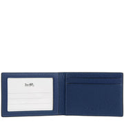 Interior View of Coach Compact Billfold Wallet - Deep Blue CM167