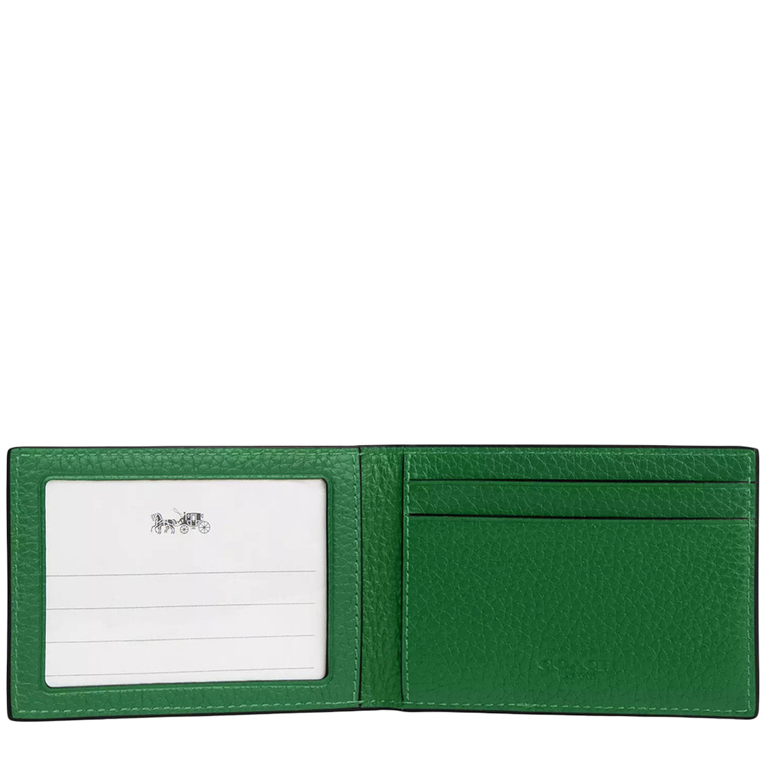 希少 COACH BILLFOLD WALLET PLAMPINK 折り財布 Coach Compact Billfold Wallet - Kelly CM167 | Designer Wallets