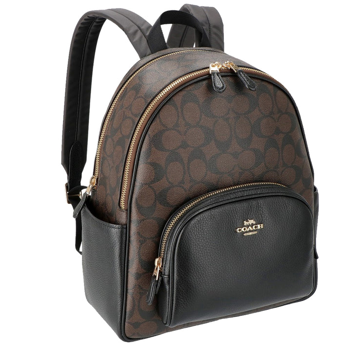 Coach Court Backpack Bag In Signature Canvas in Brown/ Black 5671 – PinkOrchard.com Coach Court Backpack Bag In Signature Canvas in Brown/ Black 5671 – PinkOrchard.com
