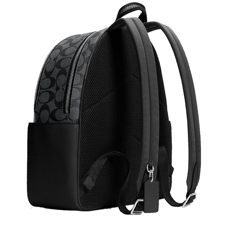 Coach Court Backpack Bag In Signature Canvas in Graphite/ Black 5671 –