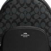 Coach Court Backpack Bag In Signature Canvas in Graphite/ Black 5671