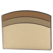 Back View of Coach Curve Card Case - Ivory Multi CU137