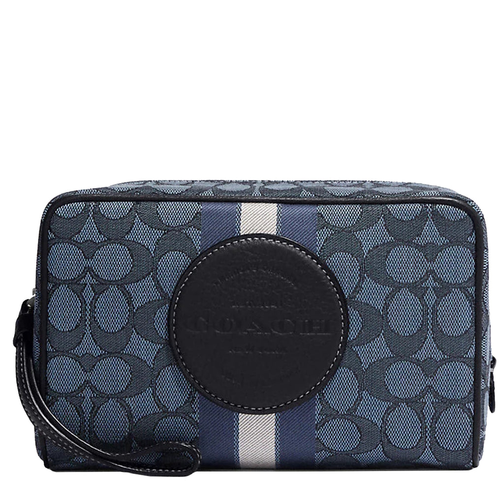 Buy Coach Dempsey Boxy Cosmetic Case Bag 20 In Signature Jacquard